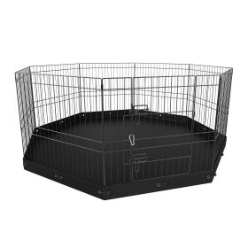 VEVOR Dog Playpen, 24" H Pet Fence Puppy Crate Kennel