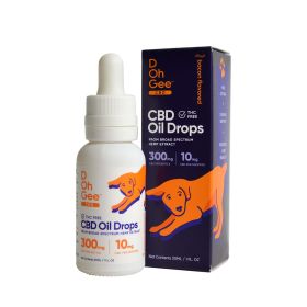 CBD Dog Oil Drops 300mg, Bacon Flavor